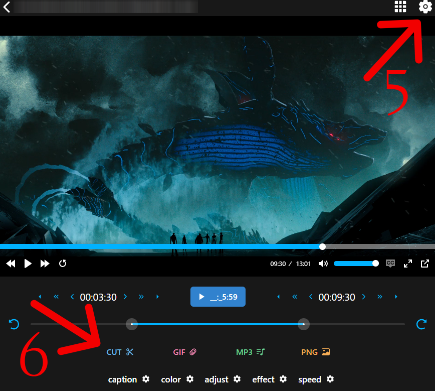 How to burn a video sub